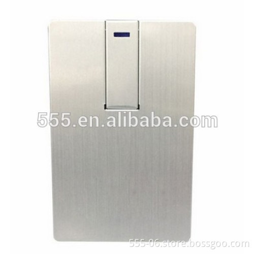 Fashion styles Waterproof Slim alu Credit Card Metal Material Pendrive